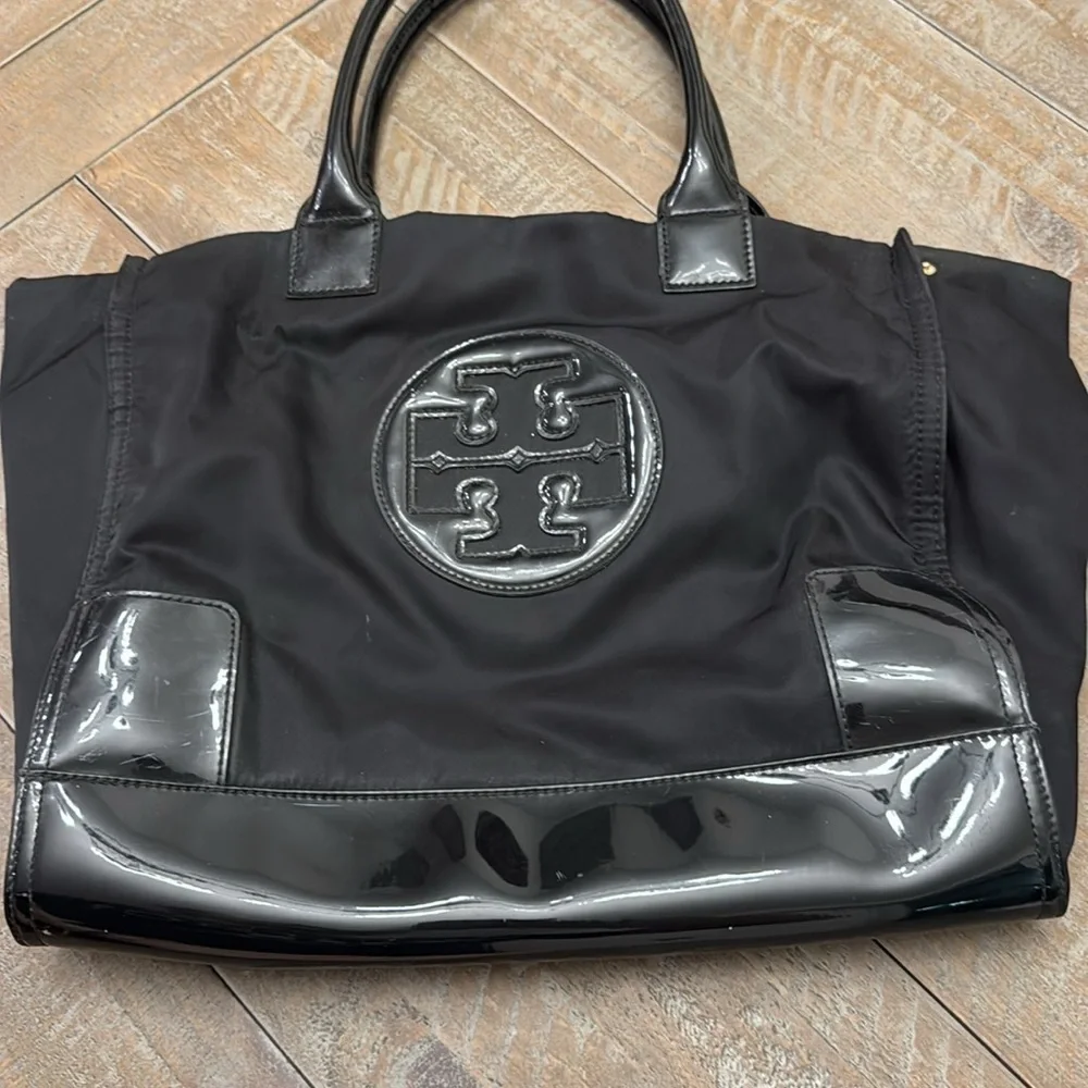 Tory Burch Mini Ella Patent Tote Bag